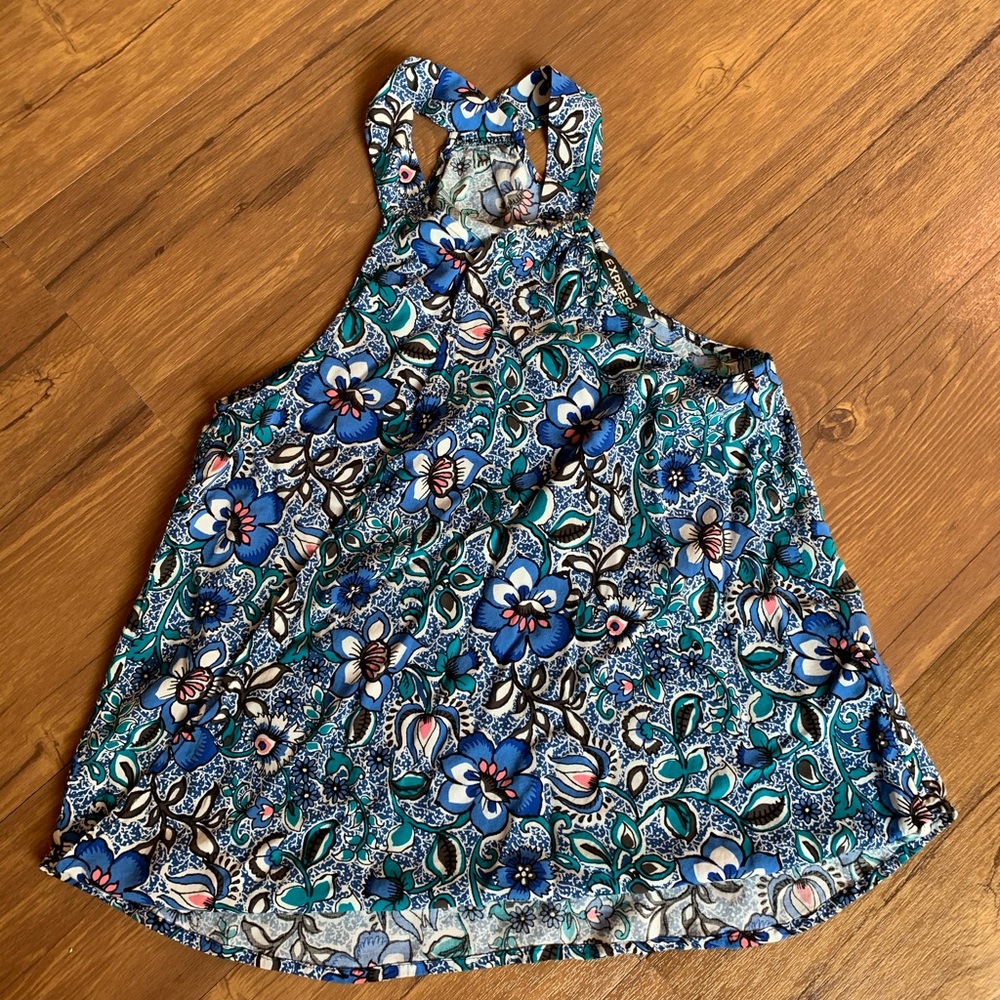 9/$35 Express Floral Top sz XS